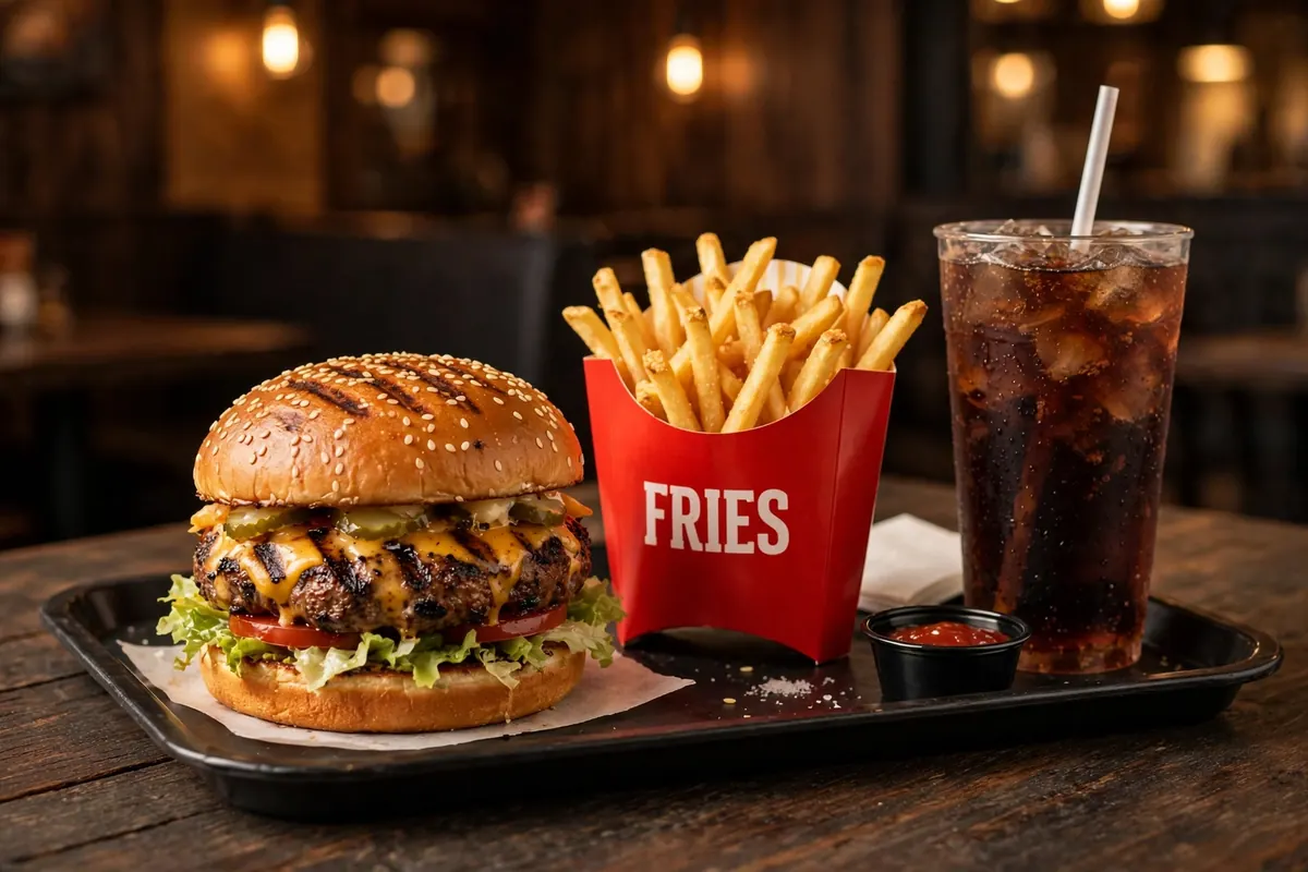 Burger King Menü mit Burger, Pommes und Softdrink – King Menüs Preise 2026
